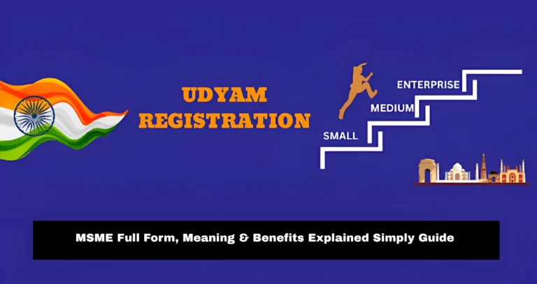 MSME Full Form, Meaning & Benefits Explained Simply Guide