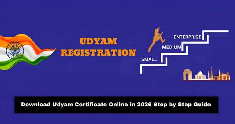 Download Udyam Certificate Online in 2026 Step by Step Guide