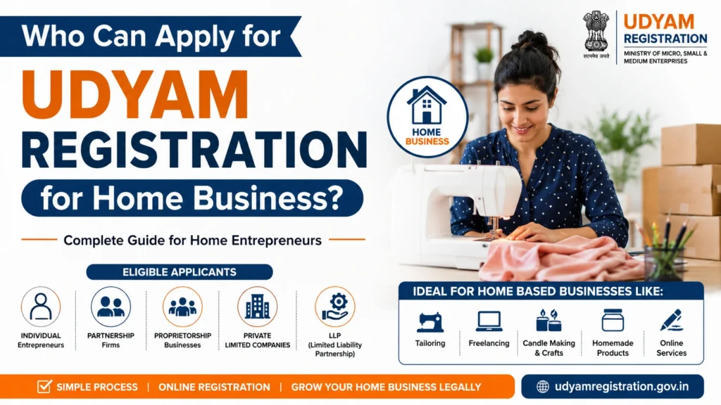 Who Can Apply for Udyam Registration for Home Business